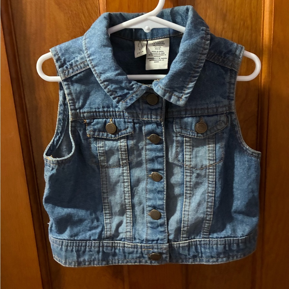 Joie Kids Blue Denim Vest